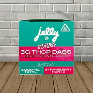 jelly thcp high potency 3g dabs live rosin badder strawberry runtz sativa 
