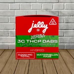 jelly thcp high potency 3g dabs live rosin badder watermelon haze hybrid